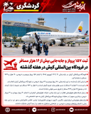ثبت ۱۵۷ پرواز و جابه‌جایی بیش از ۱۶ هزار مسافر در فرودگاه بین‌المللی کیش در هفته گذشته