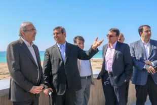 افتتاح چندین پروژه عمرانی  و خدماتی در جزیره کیش