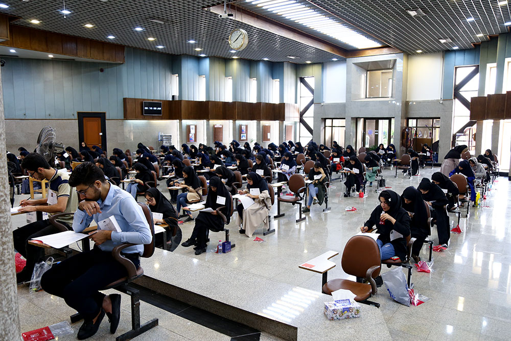 تب داغ کنکور در کیش هم جاری بود…