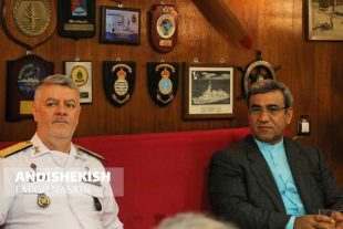 گزارش تصویری : بازدید مدیرعامل سازمان منطقه آزاد کیش از ناوشکن  الوند/عکس : نسرین فائق