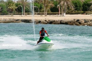 گزارش تصویری : راه اندازی مجدد خدمات تفریحی با جت اسکی در جزیره کیش/عکس : امیررضا سیم ریز