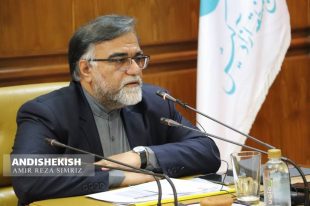 گزارش تصویری : نشست خبری معاون فرهنگی و اجتماعی سازمان منطقه آزاد کیش پیرامون برنامه های هفته دفاع مقدس/عکس : امیررضا سیم ریز