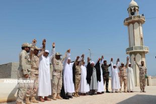 گزارش تصویری : بازدید فرمانده نیروی انتظامی و امام جمعه اهل سنت کیش از جزیره هندورابی ( ۱۷ مهرماه ۹۸ )/ عکس : امیررضا سیم ریز