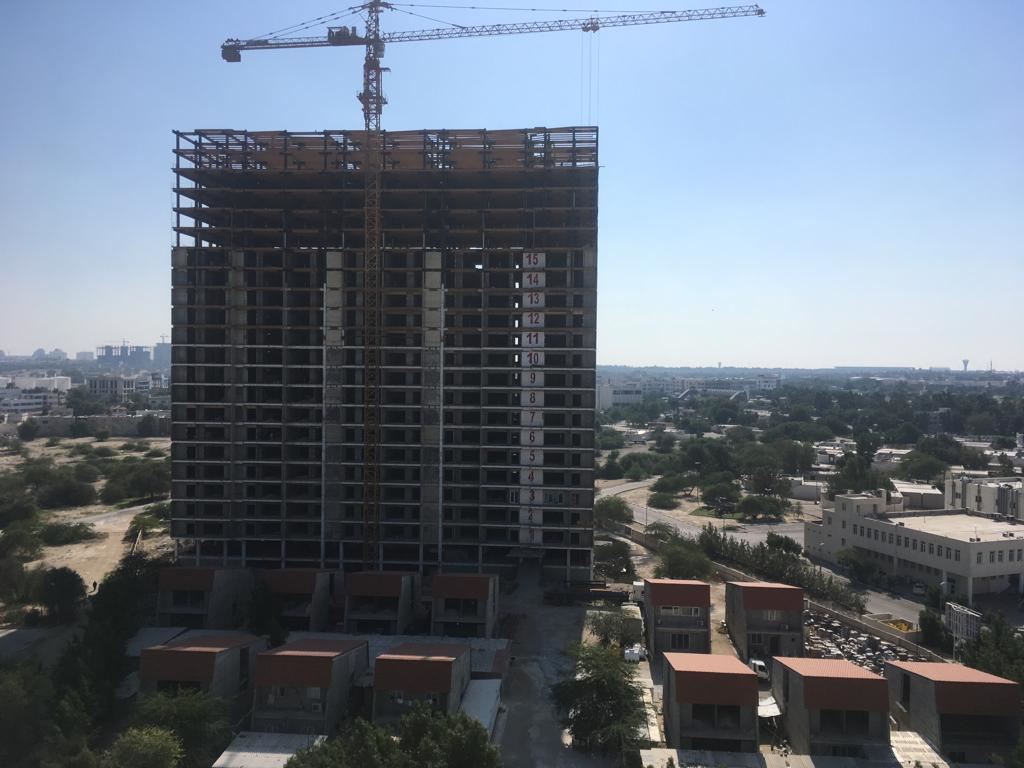 پایان اسکلت پروژه دامون ساحلی۲ کیش