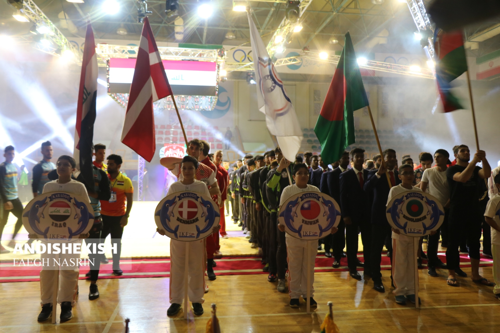 افتتاح مسابقات کبدی قهرمانی جوانان جهان در کیش افتتاح مسابقات کبدی قهرمانی جوانان جهان در کیش