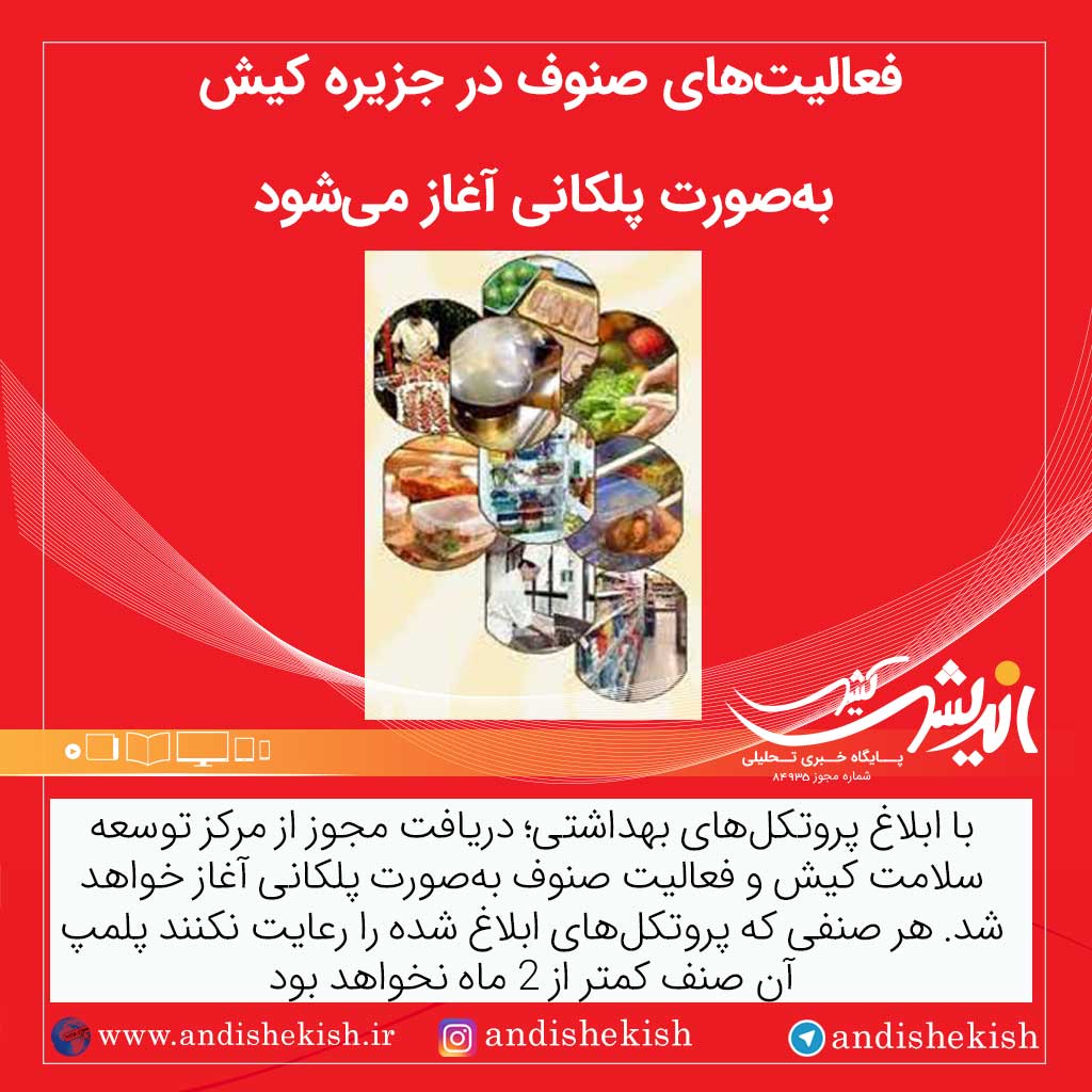 فعالیت‌های صنوف در جزیره کیش به‌صورت پلکانی آغاز می‌شود