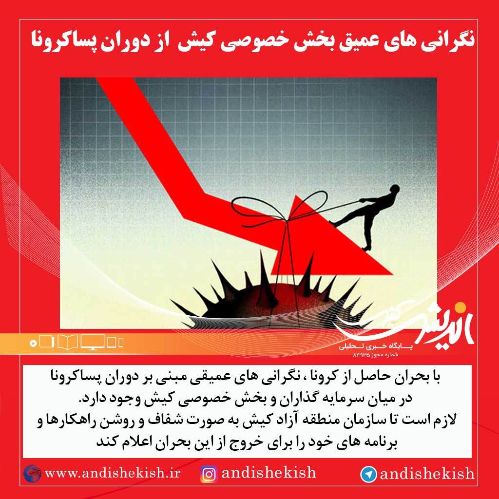 نگرانی های عمیق بخش خصوصی کیش از دوران پساکرونا