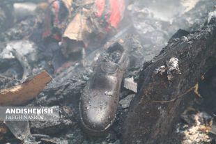 گزارش تصویری : آتش سوزی در بازار پردیس ۱ – عکس : نسرین فائق