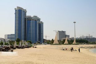 گزارش تصویری : بازدید اهالی رسانه جزیره کیش از سواحل آزادسازی شده توسط شرکت عمران ، آب و خدمات منطقه آزاد کیش / عکس : نسرین فائق