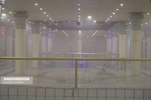 گزارش تصویری : آتش سوزی در یکی از بازارهای کیش