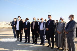 گزارش تصویری : آغاز عملیات توسعه جاده ساحلی از میدان طلوع تا میدان غروب کیش / عکس : نسرین فائق