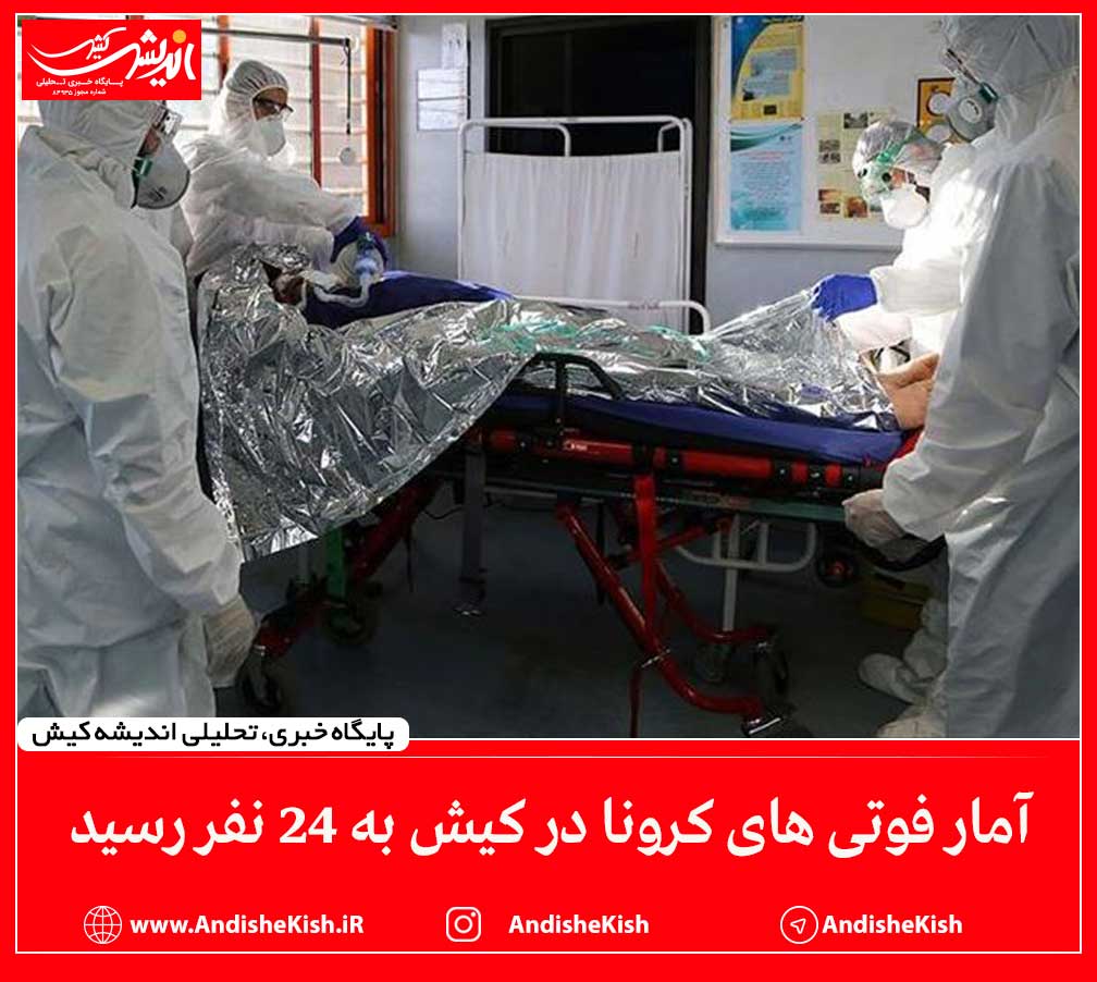 آمار فوتی های کرونا در کیش به ۲۴ نفر رسید