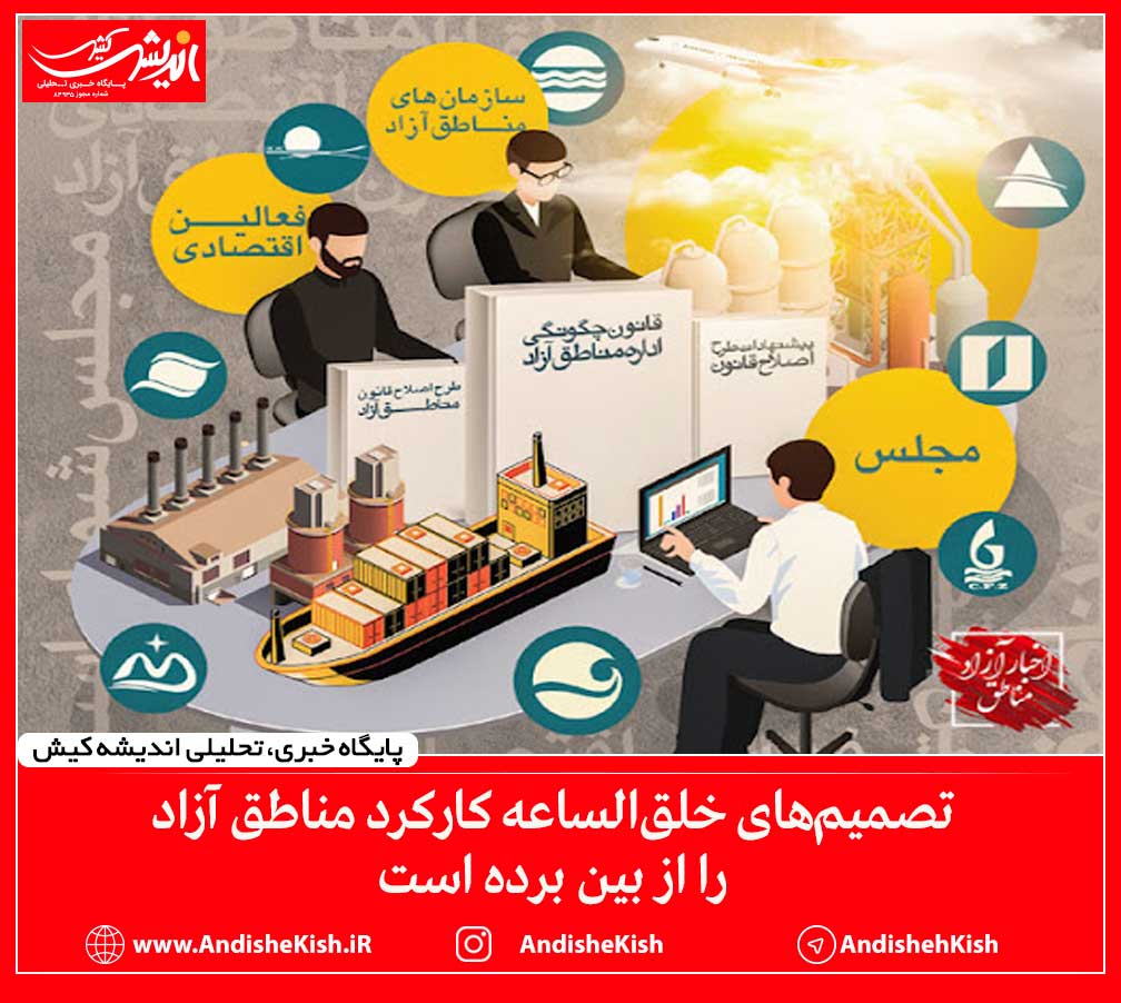 تصمیم‌های خلق‌الساعه کارکرد مناطق آزاد را از بین برده است