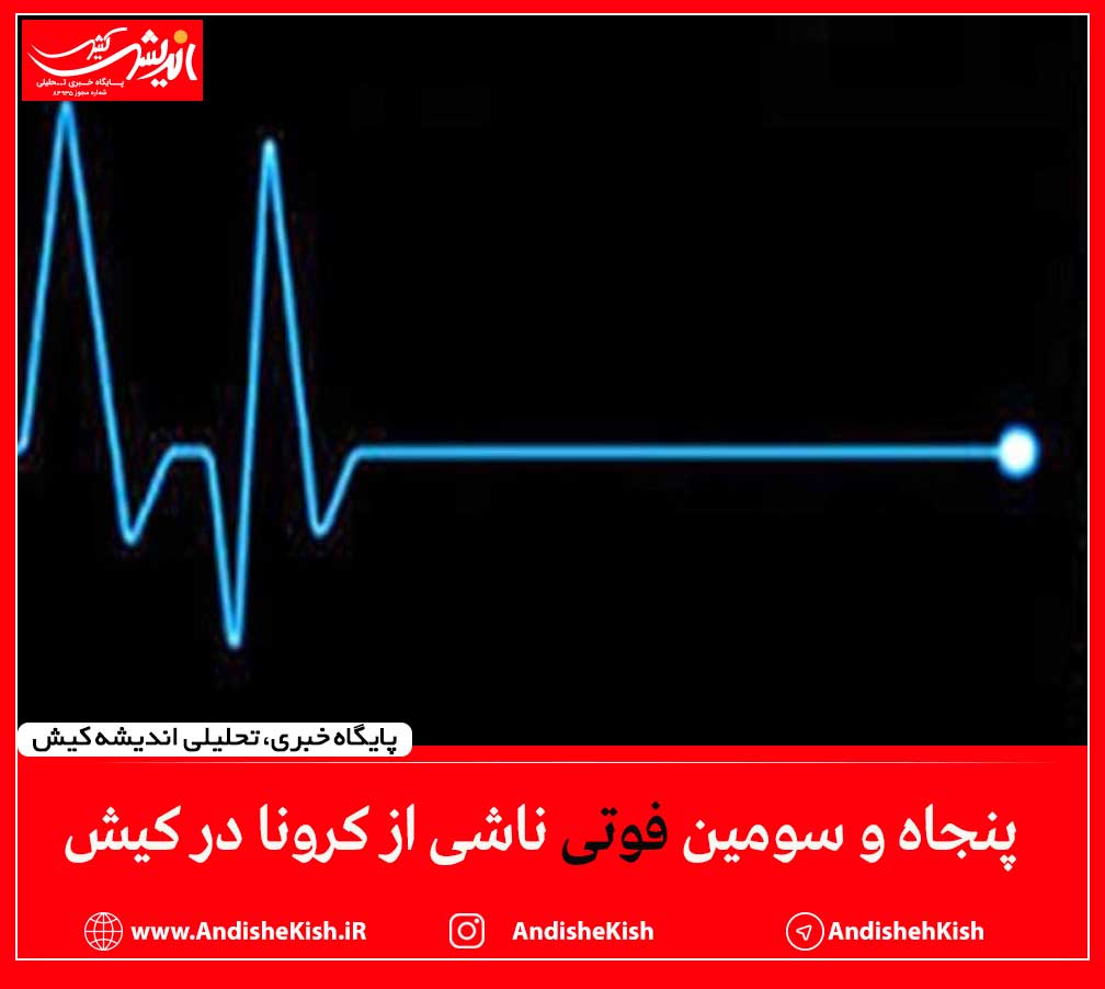 پنجاه و سومین فوتی ناشی از کرونا در کیش