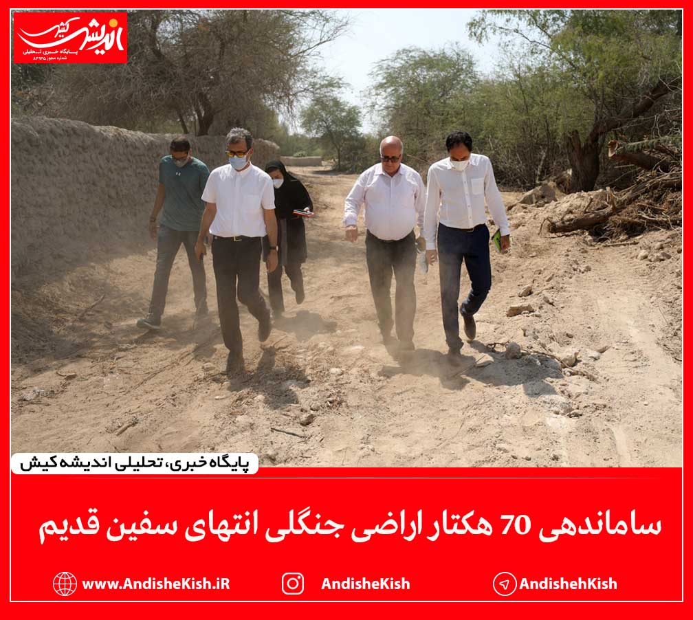 ساماندهی ۷۰ هکتار اراضی جنگلی انتهای سفین قدیم