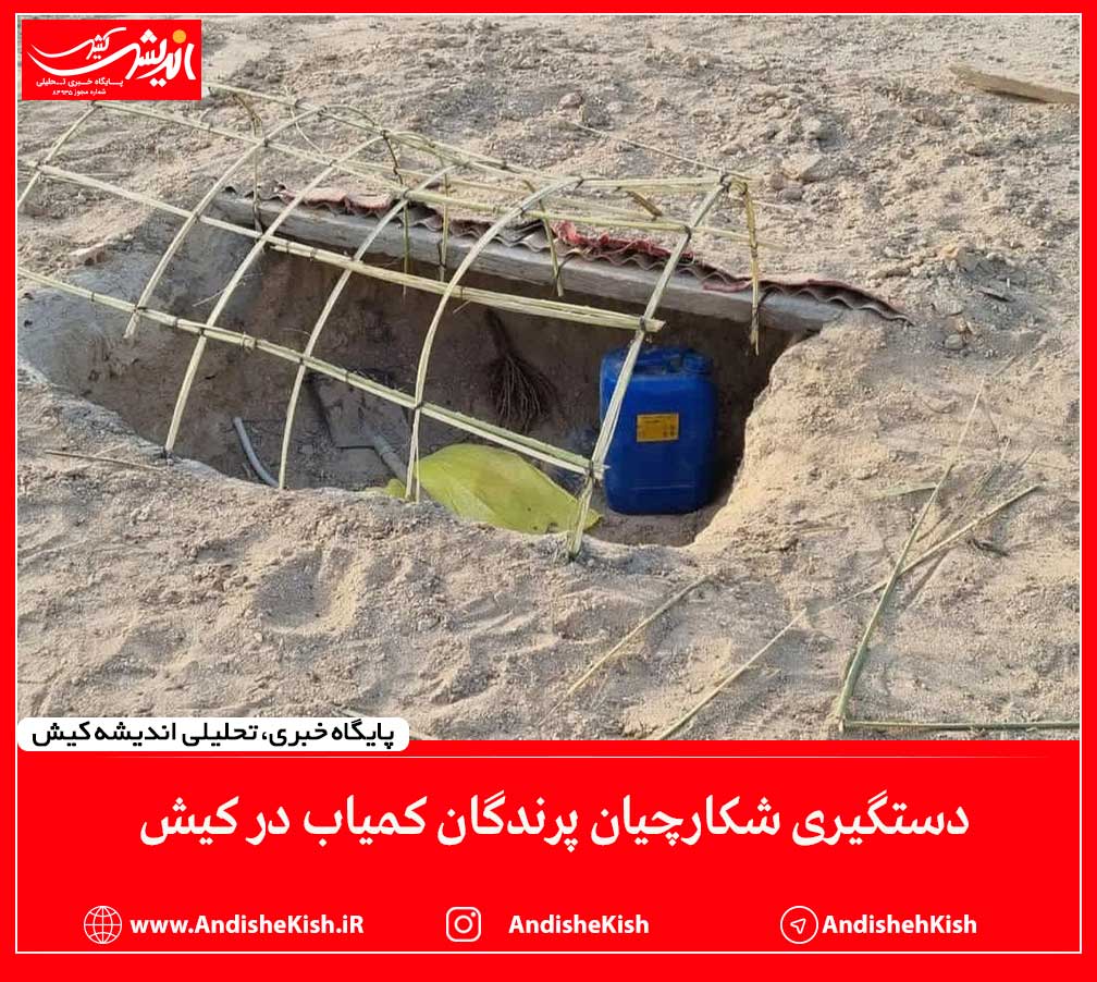 دستگیری شکارچیان پرندگان کمیاب در کیش