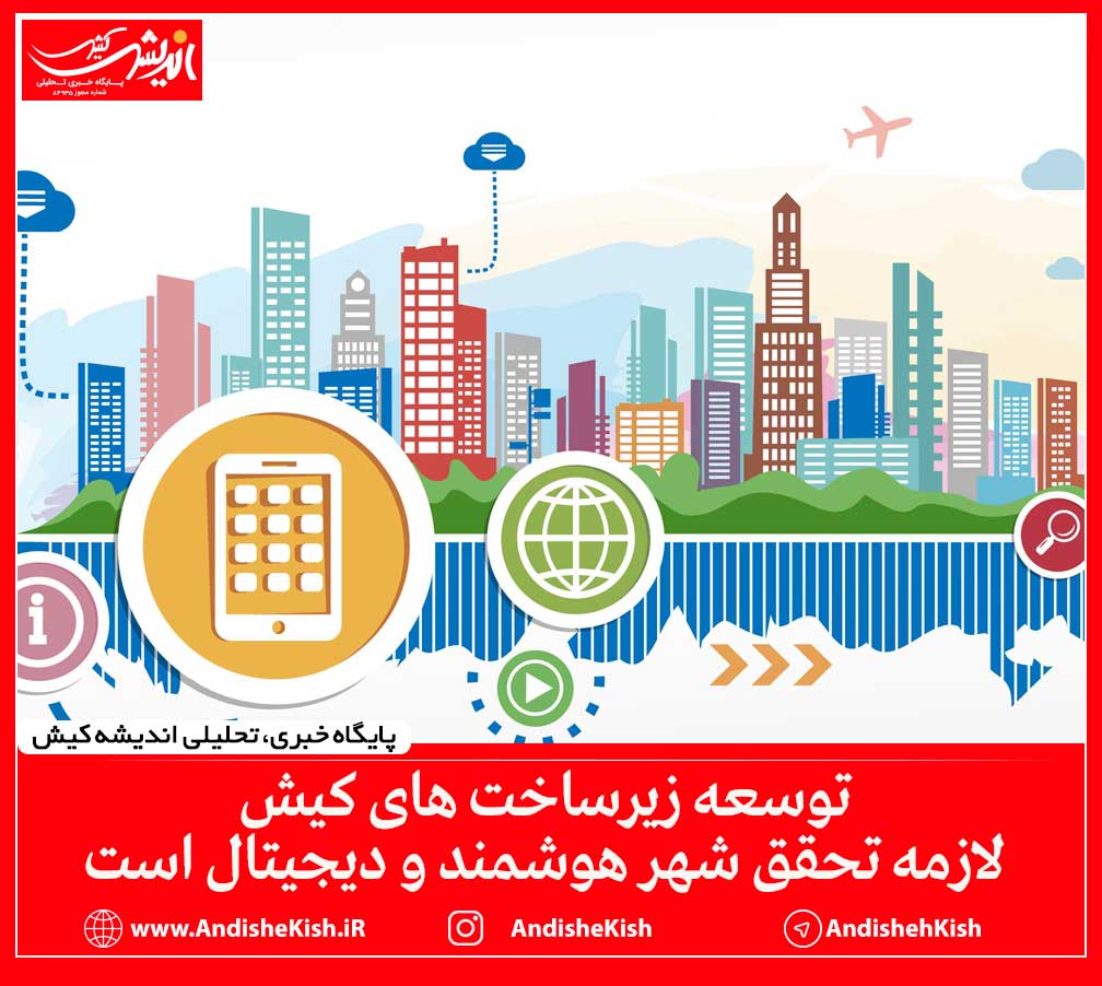 توسعه زیرساخت های کیش لازمه تحقق شهر هوشمند و دیجیتال است
