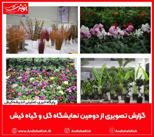 گزارش تصویری از دومین نمایشگاه گل و گیاه کیش