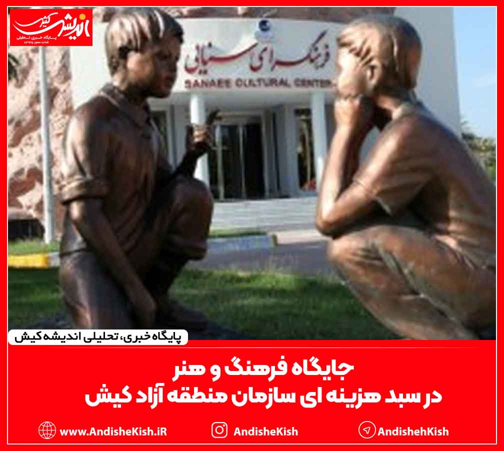 جایگاه فرهنگ و هنر در سبد هزینه ای سازمان منطقه آزاد کیش