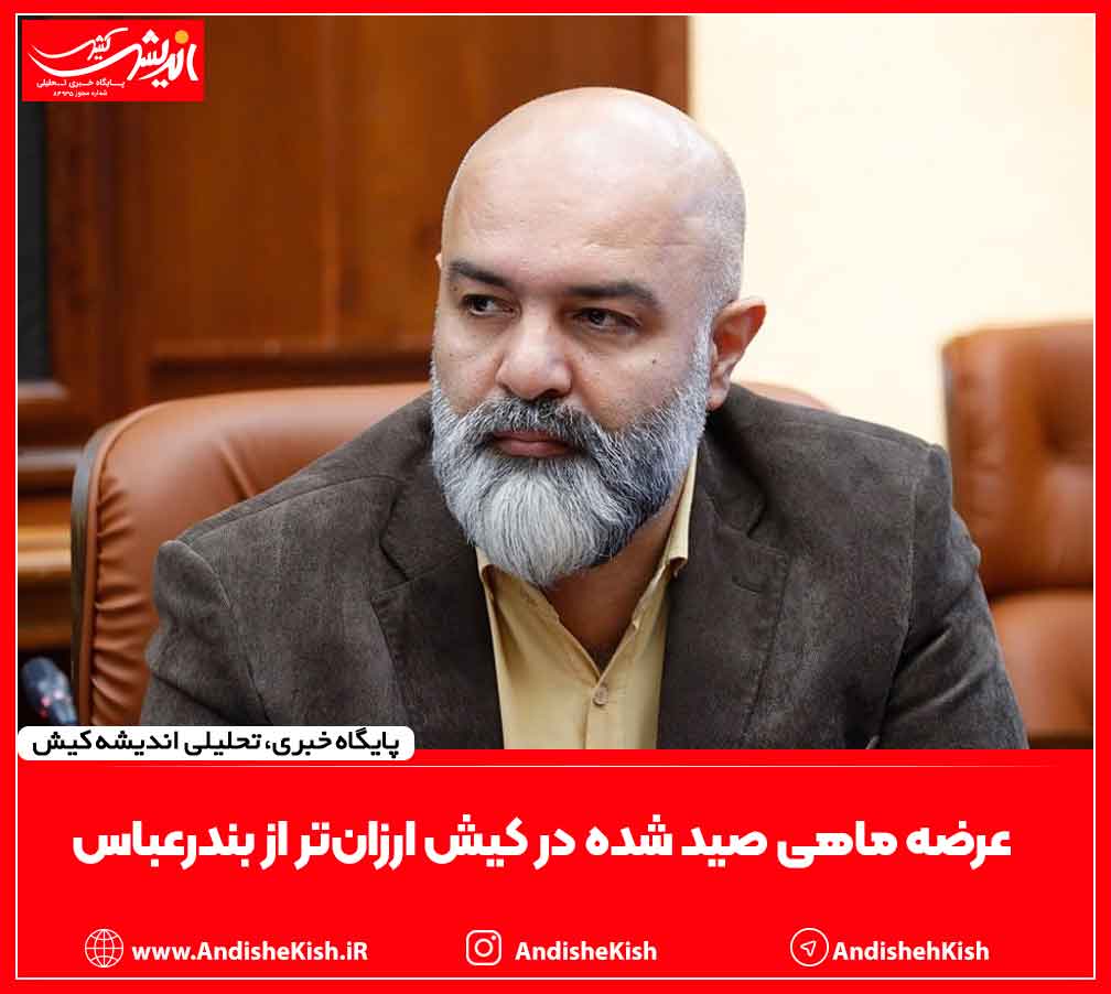 عرضه ماهی صید شده در کیش ارزان‌تر از بندرعباس