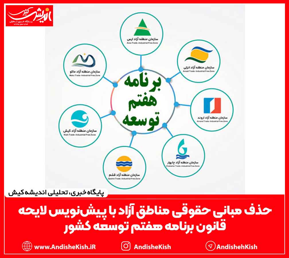 حذف مبانی حقوقی مناطق آزاد با پیش‌نویس لایحه قانون برنامه هفتم توسعه کشور