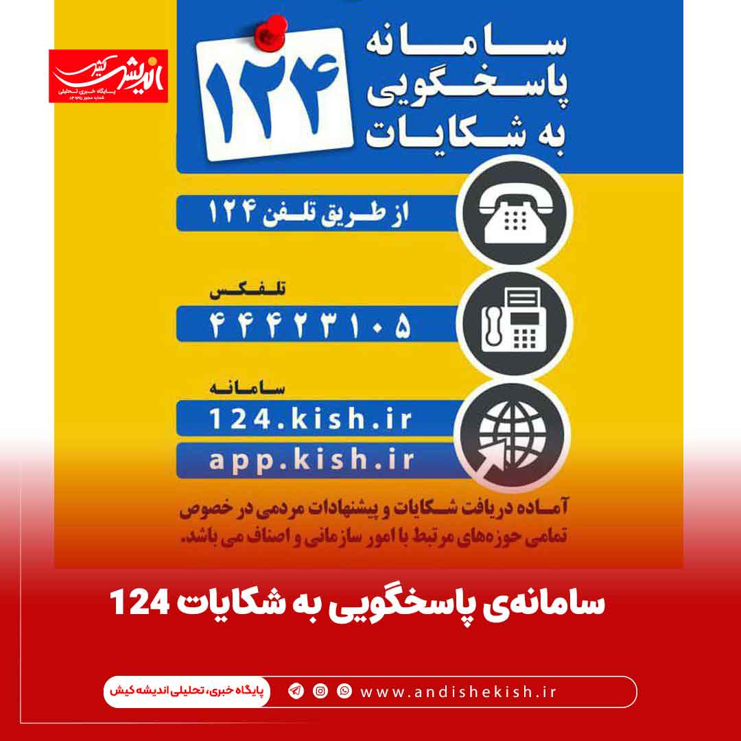 سامانه‌ی پاسخگویی به شکایات ۱۲۴