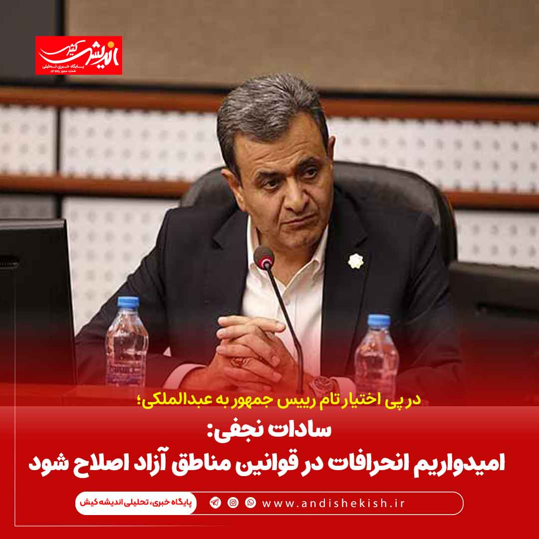 سادات نجفی: امیدواریم انحرافات در قوانین مناطق اصلاح شود