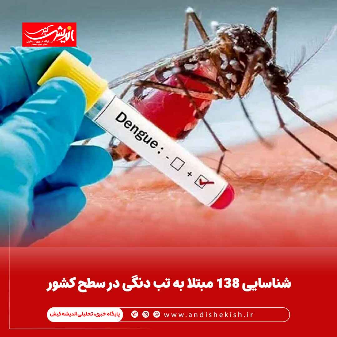 شناسایی ۱۳۸ مبتلا به تب دنگی در سطح کشور شناسایی ۱۳۸ مبتلا به تب دنگی در سطح کشور