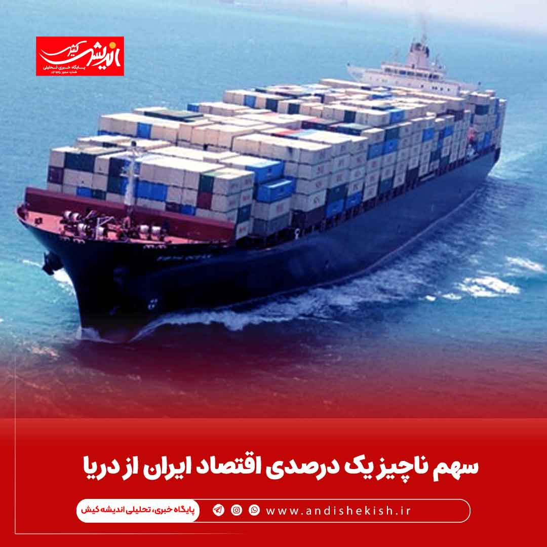 سهم ناچیز یک درصدی اقتصاد ایران از دریا