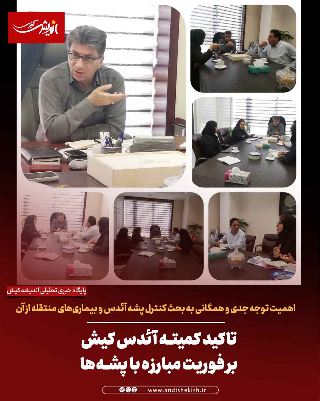 تاکید کمیته آئدس کیش بر فوریت مبارزه با پشه‌ها