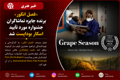«فصل انگور» برنده جایزه تماشاگران جشنواره مورد تأیید اسکار بوداپست شد